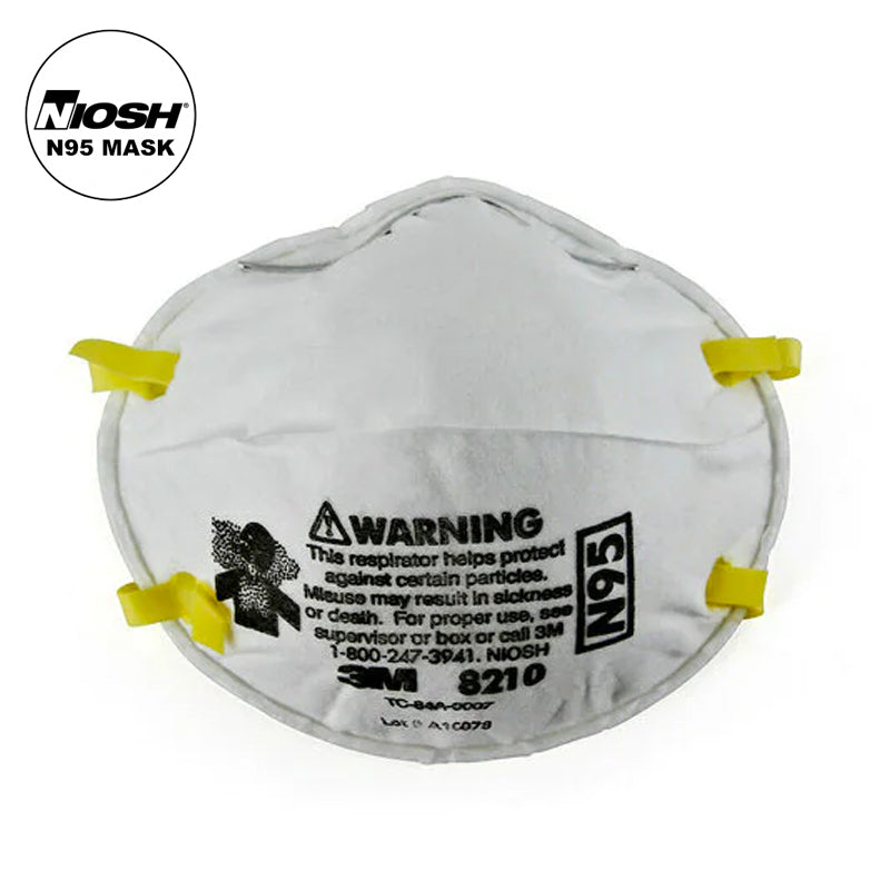 3M 8210 N5 respirator front view