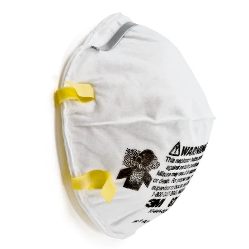3M 8210 N5 respirator right side profile view