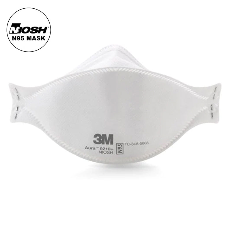 3M Aura Particulate Respirator 9210+/37192, N95, 20 Pack