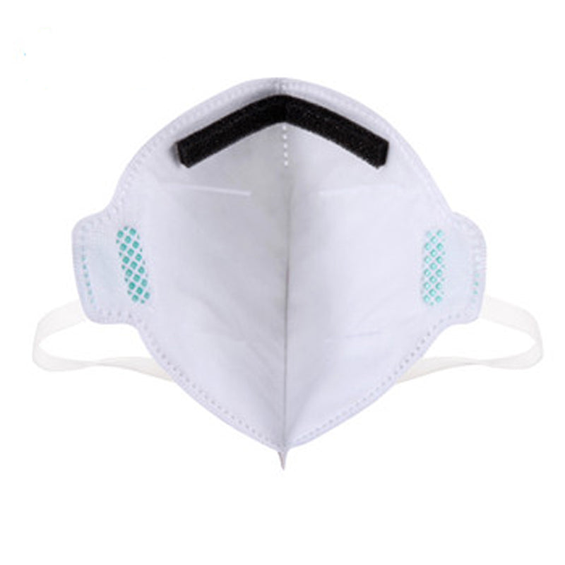 White NIOSH N95 mask inside N95 mask